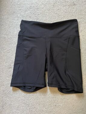 Old Navy Black High-Rise Bike Shorts